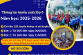 Trường THCS Nguyễn Du thông tin tuyển sinh lớp 6